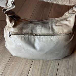 RUDSAK Hobo Light Tan Made in Canada Leather crossbody Bag